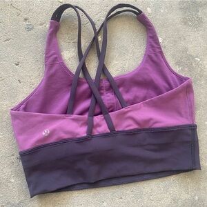 Lululemon Energy Sports Bra Long line size 8